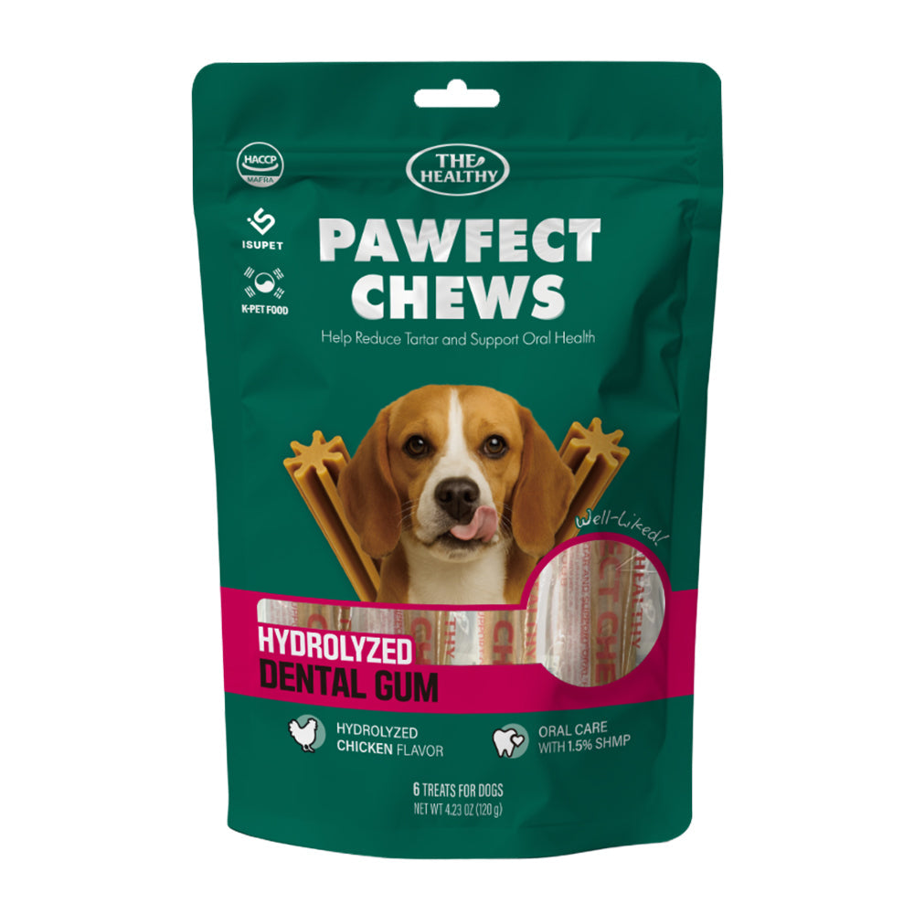 The Healthy Pawfect Chews Chicken Dog Dental Treat,  Pack of 6